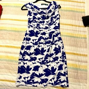 RL Form Fitting MIDI Dress in EUC